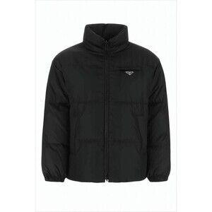 Prada Padded Black Jacket With High Collar - NWT